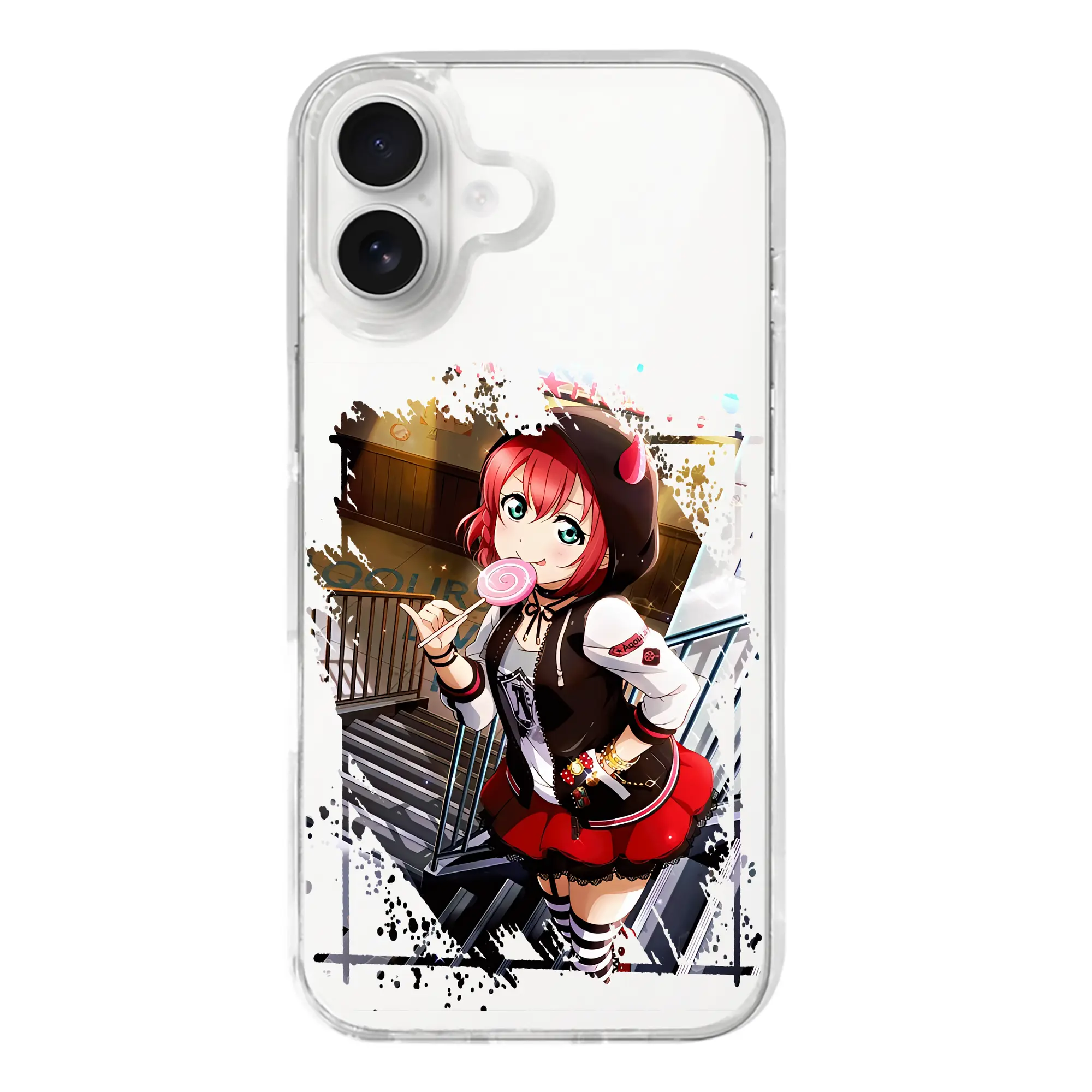 Love Live! グッズ,黒澤ルビィ - iPhone 17シリーズ 透明スマホケース – 薄型・耐衝撃・精密フィット保護カバー